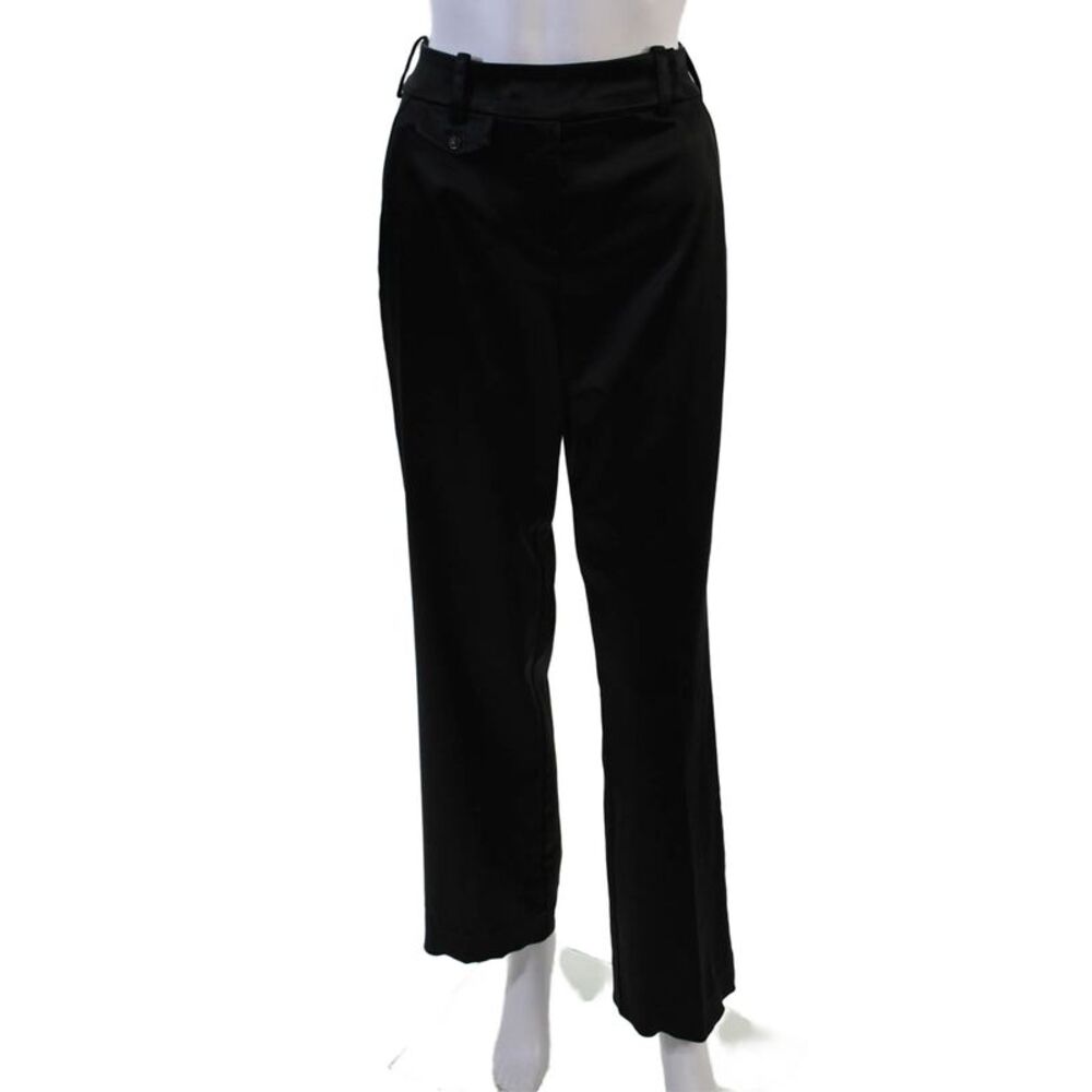 St. John Evening By Marie Gray Unisex Dress Pants Black Button Size 4